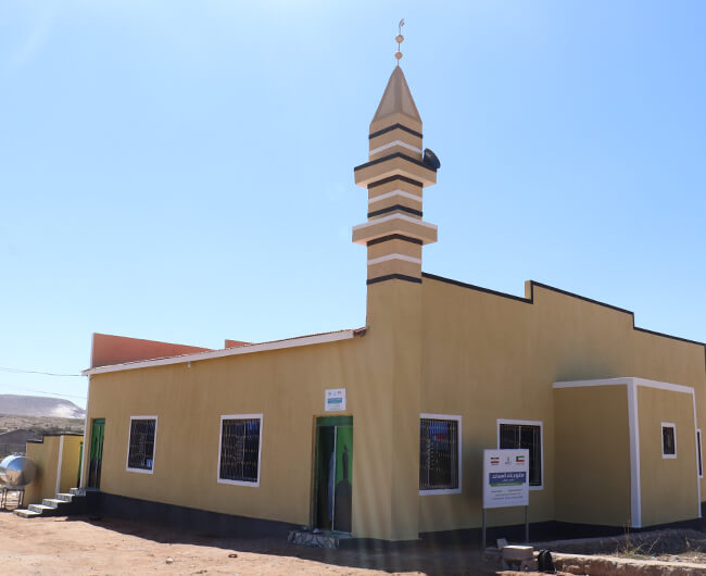 المشاركة في بناء مسجد